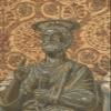 Charlotte Home Furnishings Inc. Bronze Statue Of St. Pietro Italian Tapestry Wall Hanging 38 X 25 Inch Viscose Cotton And Polyester Blend Wall Art Perfect For Home Decor And Wall Decor view 2