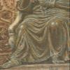 Charlotte Home Furnishings Inc. Bronze Statue Of St. Pietro Italian Tapestry Wall Hanging 38 X 25 Inch Viscose Cotton And Polyester Blend Wall Art Perfect For Home Decor And Wall Decor view 3