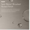 Moen Wetherly Spot Resist Brushed Nickel Two-Handle Widespread Bathroom Faucet with Valve Included, 3-hole Deck Mounted Setup, WS84855SRN view 4