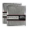 Air Filter Factory Grease Filter WB6X60, WB6X378, PS255316, WB6X10482, 264821, AP2016174 Replacement For GE Microwave Oven Aluminum Mesh Grease Filters 2-Pack view 1