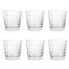 Koyal Wholesale Hobnail Glass Candle Holder (Pack of 6), 2.5 x 2.4 view 1