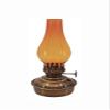 Vermont Lanterns Brass Mini Small Oil Lamp 6.5" (Antique with Amber Glass) view 1