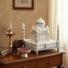Taj Mahal Tajmahal Marble Replica Model India Agra Souvenir Collection (9 Inch x 9 Inch) view 1