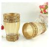 LUANT Vintage Golden Bathroom Accessories, 5Piece Bathroom Accessories Set, Bathroom Set Features, Soap Dispenser, Toothbrush Holder, Tumbler & Soap Dish - Golden Glossy - Bath Gift Set view 3