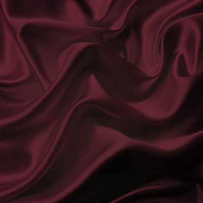 Mk Collection 4pc Soft Silky Satin Solid Color Deep Pocket Sheet Set (Burgundy, King)