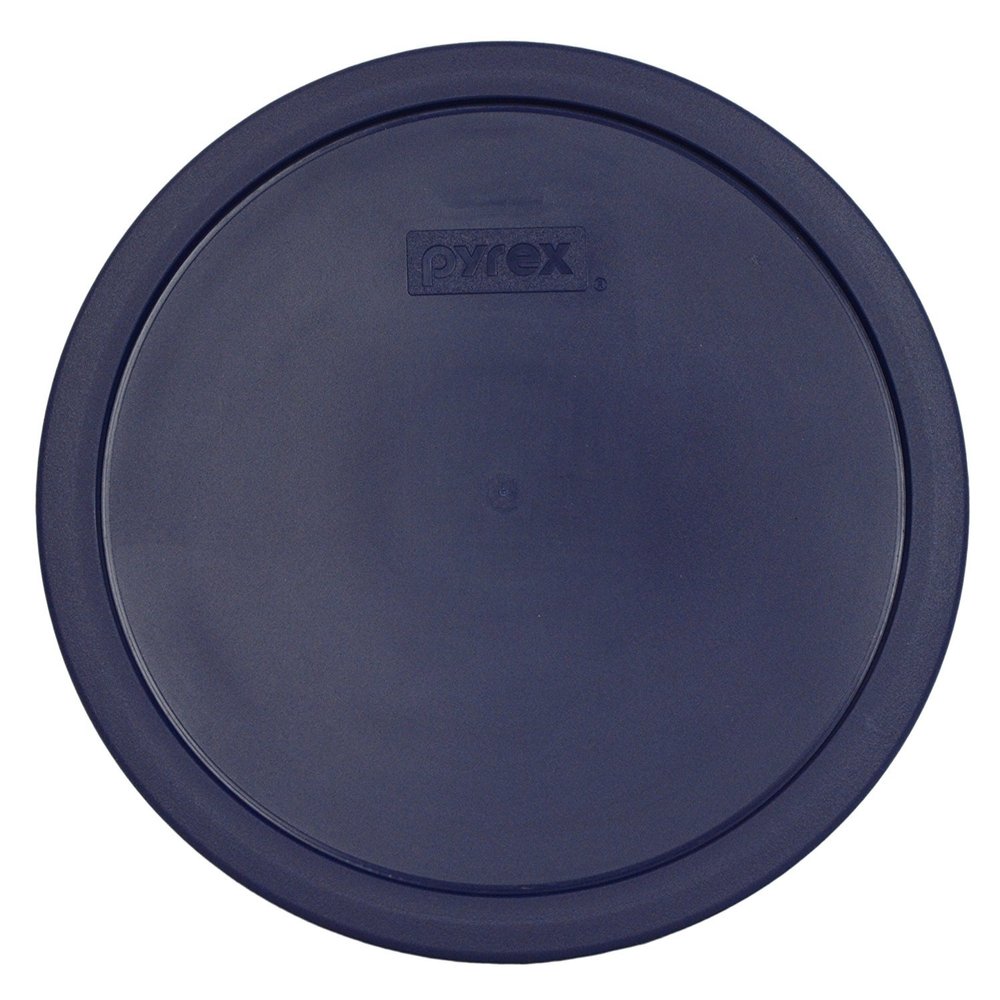 Pyrex Blue Plastic Lid Fits 7403 10 Cup Round Sculptured Glass Dish - Original Genuine Pyrex - Made in the USA