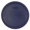 Pyrex Blue Plastic Lid Fits 7403 10 Cup Round Sculptured Glass Dish - Original Genuine Pyrex - Made in the USA view 1