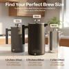 SterlingPro Stainless Steel French Press Coffee Maker Large 1 L(34 oz) Mirror  Durable Double Walled Insulated Coffee Press Keeps Drinks Hot, Easy to Use and Clean Stylish Design for Rich Flavor view 4