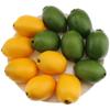 Gresorth 12pcs Yellow & Green Artificial Lifelike Simulation Lemon Fake Fruit Home Kitchen Cabinet Decoration view 1
