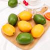 Gresorth 12pcs Yellow & Green Artificial Lifelike Simulation Lemon Fake Fruit Home Kitchen Cabinet Decoration view 4