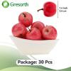 Gresorth 30pcs Mini Artificial Pink Apple Decoration Fake Fruit Model for Home Party Kitchen Display - 3.5 cm view 3