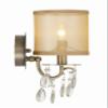 Crystorama Hampton 1 Light Antique Brass Sconce view 2