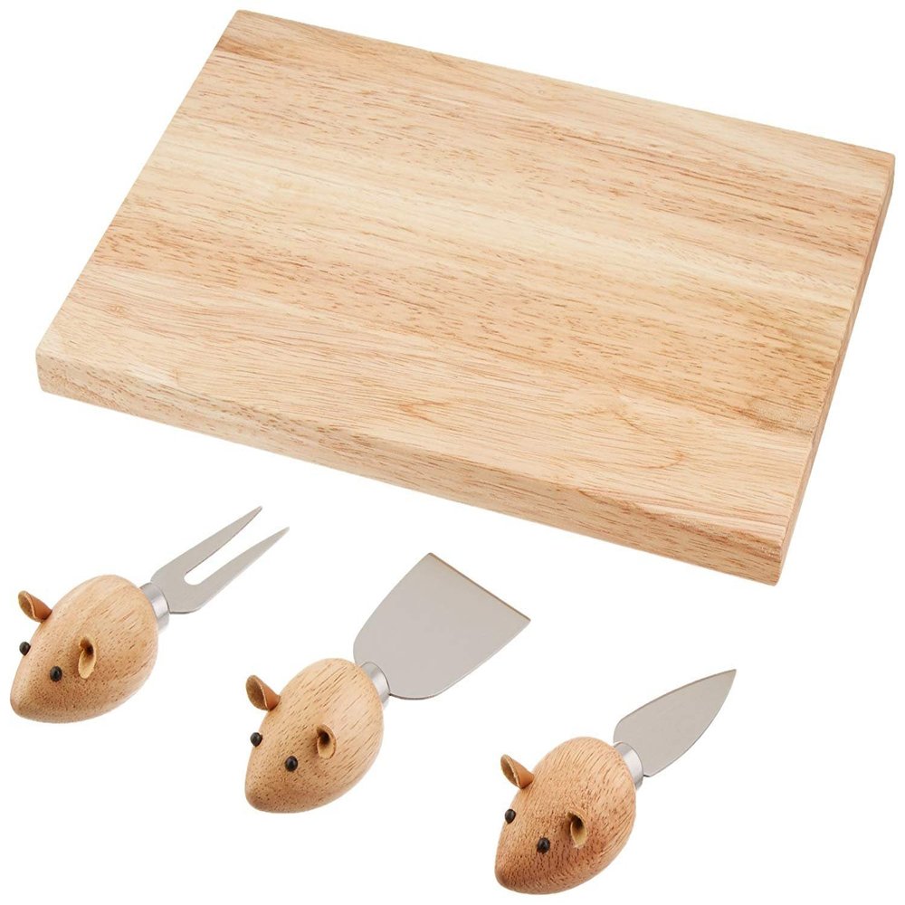 Kikkerland Mouse Cheeseboard Set