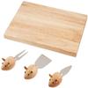 Kikkerland Mouse Cheeseboard Set view 1