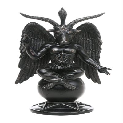 Pacific Giftware Baphomet Horned Sabbatic Goat Solve et Coagula Statue 10 Inch Tall