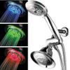 Hotel Spa 2 in 1 Shower System LED Shower Head with Hands-Free Option and LED Lighting view 2