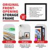 Dynamic Frames Lil Davinci Front-Open 2-Pack Kids Art Frames, Wooden Frames for 8.5x11 Artwork, Prints & Certificates, Store up to 50 per Frame, 11.75 x 14.75 Outer Dimensions, Black view 3