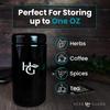 Herb Guard - 1 Oz Airtight Container and Smell Proof Jar (500 ml) 2 Way 62% Pack Keeps Goods Fresh for Months view 3