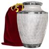 Trupoint Memorials Cremation Urns for Human Ashes, Decorative Burial Urn for Adult Men and Women, Large Opal with Silver Lining view 1