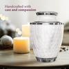 Trupoint Memorials Cremation Urns for Human Ashes, Decorative Burial Urn for Adult Men and Women, Large Opal with Silver Lining view 3