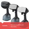 BLACK+DECKER 1400W Advanced Handheld Steamer, 3 Attachments, Gray/Blue, HGS200 view 4