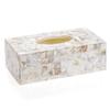 Milano Tissue Box Cover Rectangular - Decorative Tissue Box Holder Rectangular is Finished in Beautiful Mother of Pearl Shells - Durable Tissue Cover for Elegant Decor view 3