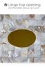 Milano Tissue Box Cover Rectangular - Decorative Tissue Box Holder Rectangular is Finished in Beautiful Mother of Pearl Shells - Durable Tissue Cover for Elegant Decor view 4