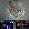 Raysell 3mm 10Meter PMMA Side Glow Optic Fiber Cable with 1.5W 12V LED Light Source Illuminator Blue view 3