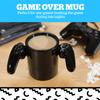 BigMouth Inc. Game Over Ceramic Coffee Mug, Video Game Controller Handle Cup, Gamer Gift, Holds 14 Ounces view 2