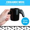 BigMouth Inc. Game Over Ceramic Coffee Mug, Video Game Controller Handle Cup, Gamer Gift, Holds 14 Ounces view 3