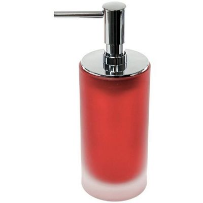 Gedy by Nameek's TI81-06 Gedy Tiglio Collection Tall Soap Dispenser, 1.5" L x 3.12" W, Blue, 2.34" x 3.12" x 6.67", Red