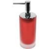 Gedy by Nameek's TI81-06 Gedy Tiglio Collection Tall Soap Dispenser, 1.5" L x 3.12" W, Blue, 2.34" x 3.12" x 6.67", Red view 1