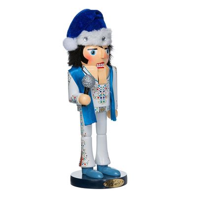 Kurt Adler EP6171L 11" Elvis King of Spades Nutcracker