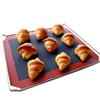 Bluedrop Bread Baking Mat Open Mesh Oven Liner Steaming Mesh Eclair Baking Sheets Perforated Silicone For Half Sheet Size 11-5/8 x 16-1/2 Inch view 3