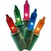 Holiday Time 100 Multi-Color Mini Lights - Green Wire (2 Pack) view 2