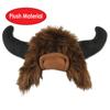 Plush Buffalo Hat view 4