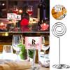 10pcs Swirl Table Number Photo Holder Stands for Weddings Party Gatherings view 2