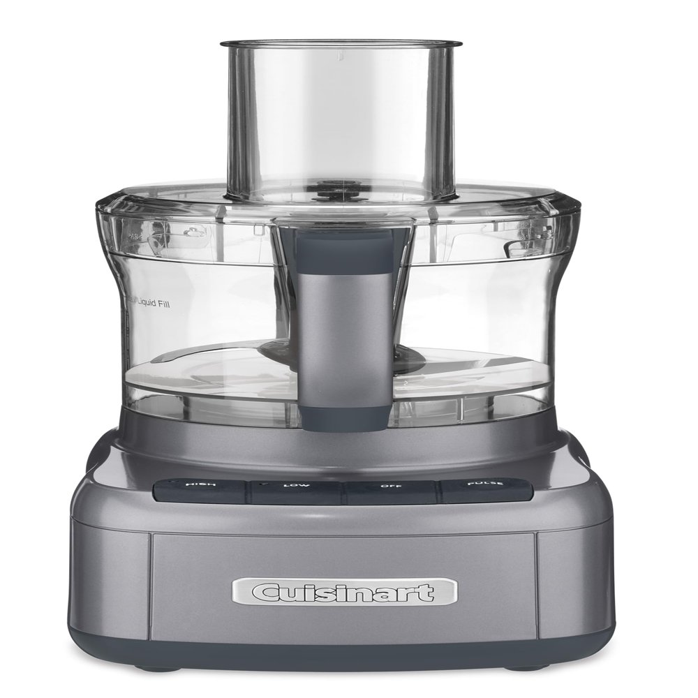 Cuisinart 8 Cup Food Processor, 350-Watt Motor, Gunmetal, FP-8GMP1