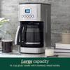 Cuisinart 14-Cup Coffee Maker, Programmable PerfecTemp Glass Carafe Coffee Machine with 1-4 Cup Setting, Brew Strength Control and Pause, Stainless Steel, DCC-3200NAS view 4