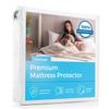Linenspa Waterproof Mattress Protector, Queen Size  Fitted Sheet Style, Breathable, Machine Washable & Dryer Safe, White view 1