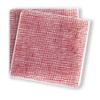 modern-twist 4 x 4 Silicone Drink Coasters, 100% Plastic Free, Protect Table From Water, Linen Print in Cranberry, Set of 4 view 3