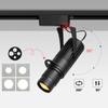 LUMINTURS 10W LED Track Picture Spot Downlight Focus Adjustable Zoom Lamp Fixture Light Compatible with Two Line Track(L Type) Warm white view 3