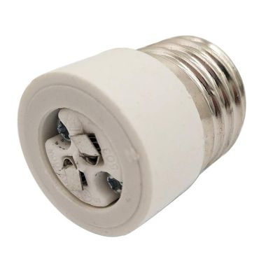 E-Simpo 10pcs E26/E27 to MR16/Gu5.3/G4/Gu4 - Standard E26/E27 Edison Screw Base to MR16 GU5.3 G4 GU4 Base Adapter Holder Converter (Ceramic Material)