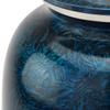 Starry Night Blue Cremation Urn for Ashes, Aluminum, Blue Urn, Adult Sized Cremation Urn, 10.5 Inches High view 3