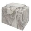 Cashmere Classic Cultured Marble by Mackenzie Vault for Silverlight Urns, Dark Gray Cremation Urn for Ashes, Adult Sized, Ground Burial, Home Memorial, and Funeral Service view 1