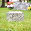 Cashmere Classic Cultured Marble by Mackenzie Vault for Silverlight Urns, Dark Gray Cremation Urn for Ashes, Adult Sized, Ground Burial, Home Memorial, and Funeral Service view 2