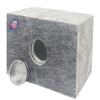 Cashmere Classic Cultured Marble by Mackenzie Vault for Silverlight Urns, Dark Gray Cremation Urn for Ashes, Adult Sized, Ground Burial, Home Memorial, and Funeral Service view 4