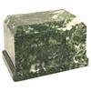 Emerald Olympus Cultured Marble Cremation Urn for Human Ashes, Green, Ground Burial, Home Display and Funeral Memorial view 1
