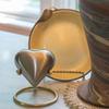 Brushed Pewter Heart Keepsake Cremation Urn for Ashes, Brass, Silver Urn, Keepsake Sized Cremation Urn, 3 Inches Wide view 4