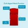 Architectural Mailboxes 2681R Marina Wall Mount Mailbox, Small, Red view 4